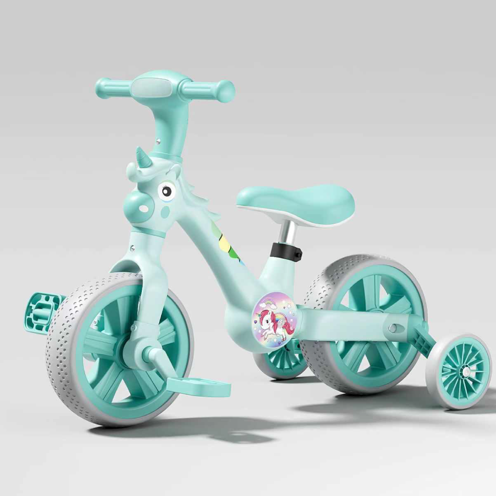 3-in-1 Unicorn Kids Tricycle
