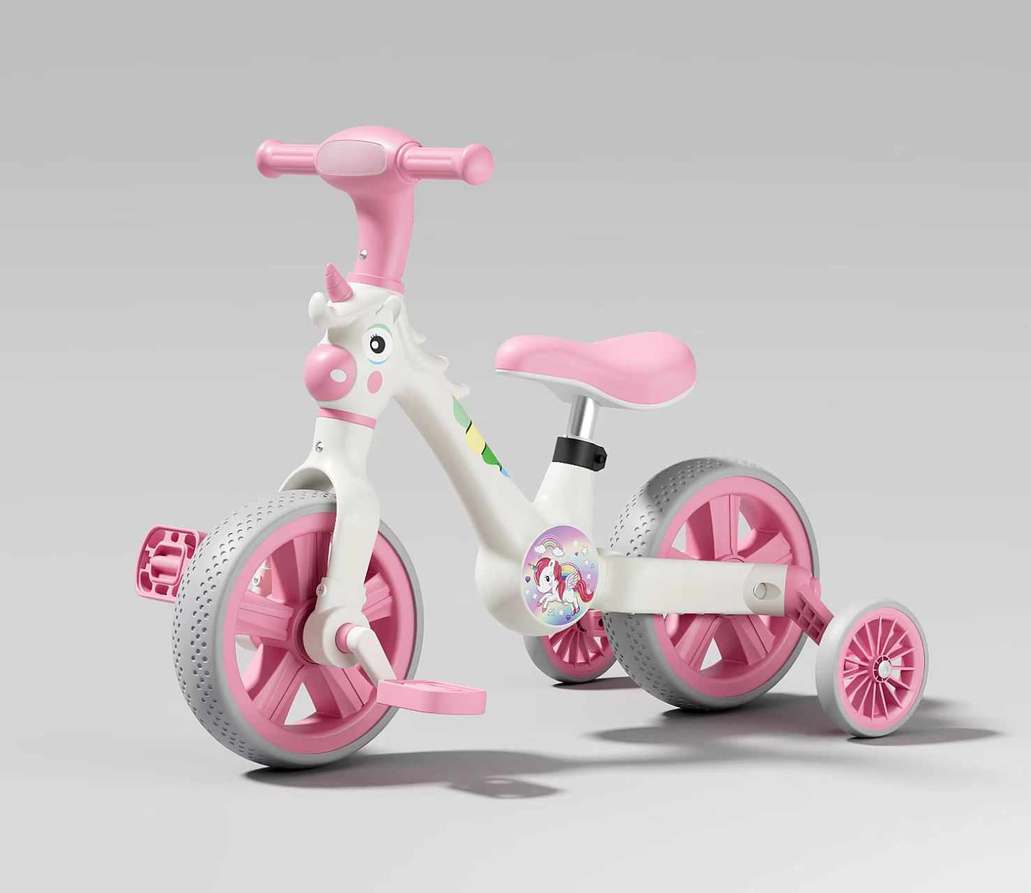 3-in-1 Unicorn Kids Tricycle