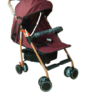 Baby Stroller with Canopy & Safety Belt - 4 Color Variations